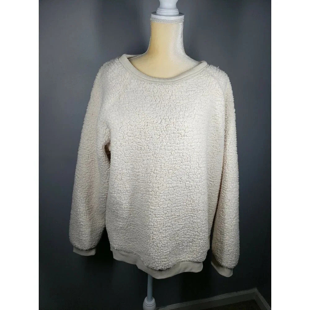 Kori America Fuzzy Pullover Women's Size L